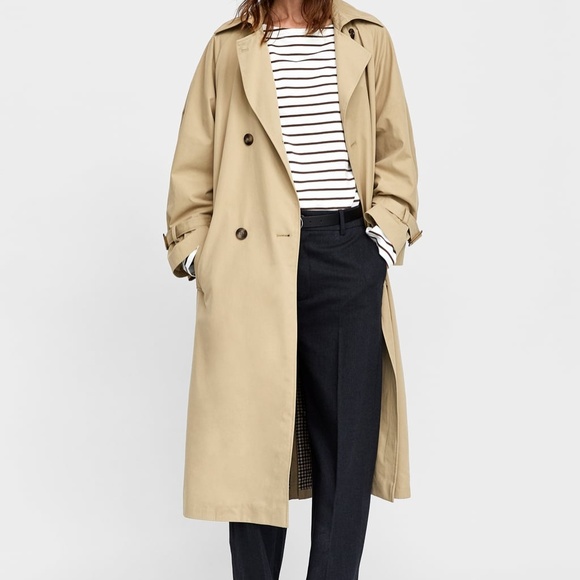 trench long zara